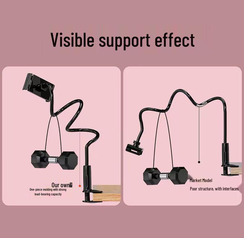 Verstellbarer Bett- & Tisch-Tablet-/Handy-Ständer für Live-Streaming