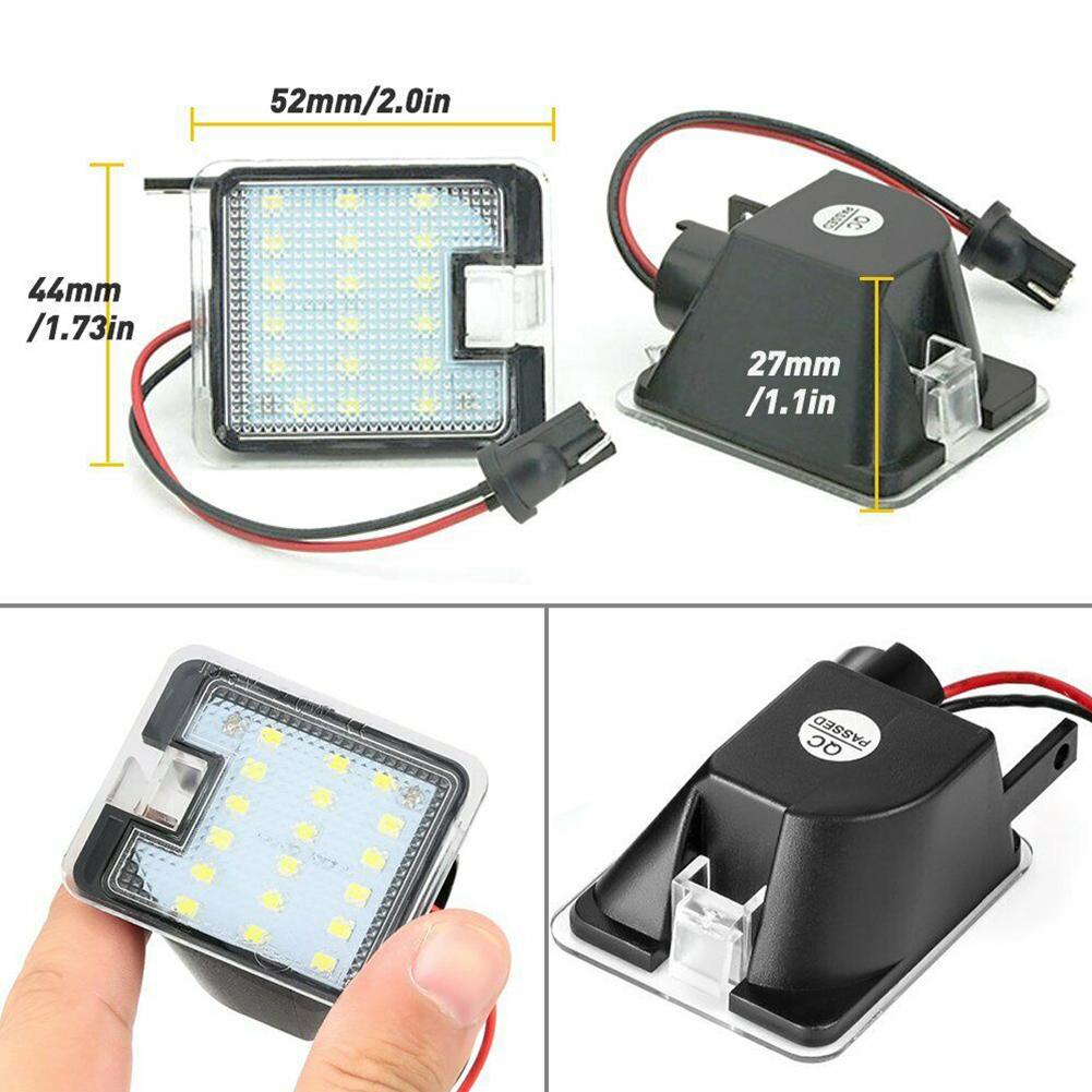 2ks LED boční zpětné zrcátko podlahové světlo do louže uvítací světlo pro Mondeo MK4 Focus Dopo Escape C-Max boční světlo