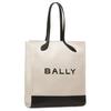 Bally Minimalist Fabric Tote Bag Shopping Bag Shoulder Handbag Regular Women Tote Bags White 6304517