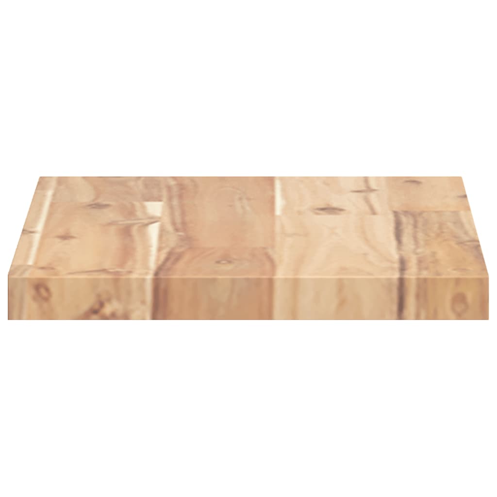 Floating Shelf 40 x 20 x 2 cm Solid Acacia Wood Untreated