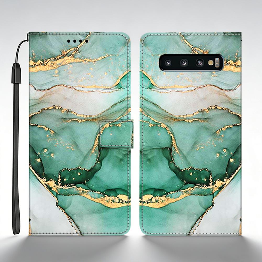 For Samsung S10 Plus Case Wallet Leather Flip Back Cover For Samsung Galaxy S10 Case S 10 S10+ Love Heart Shockproof Shell Funda Galaxy S10
