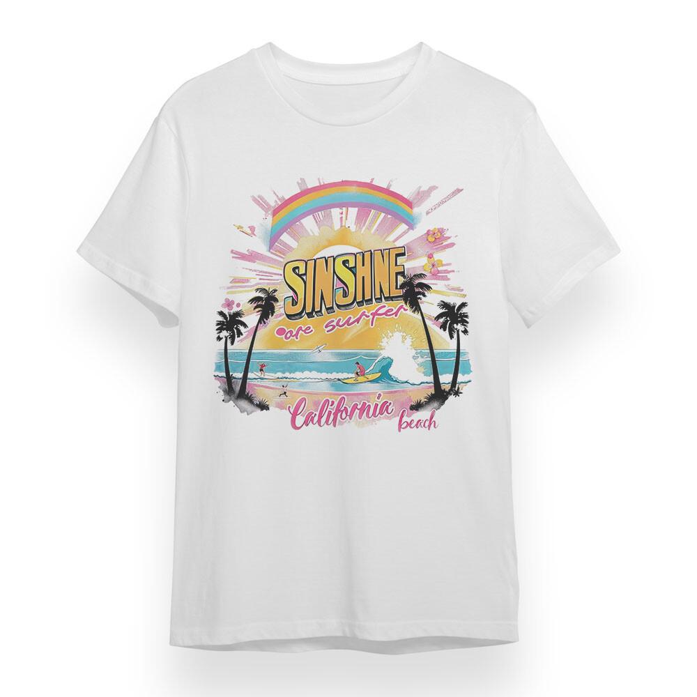 Dámské tričko s grafikou ve stylu Havaje Unisex Bílé 100% bavlna Nadměrné tričko