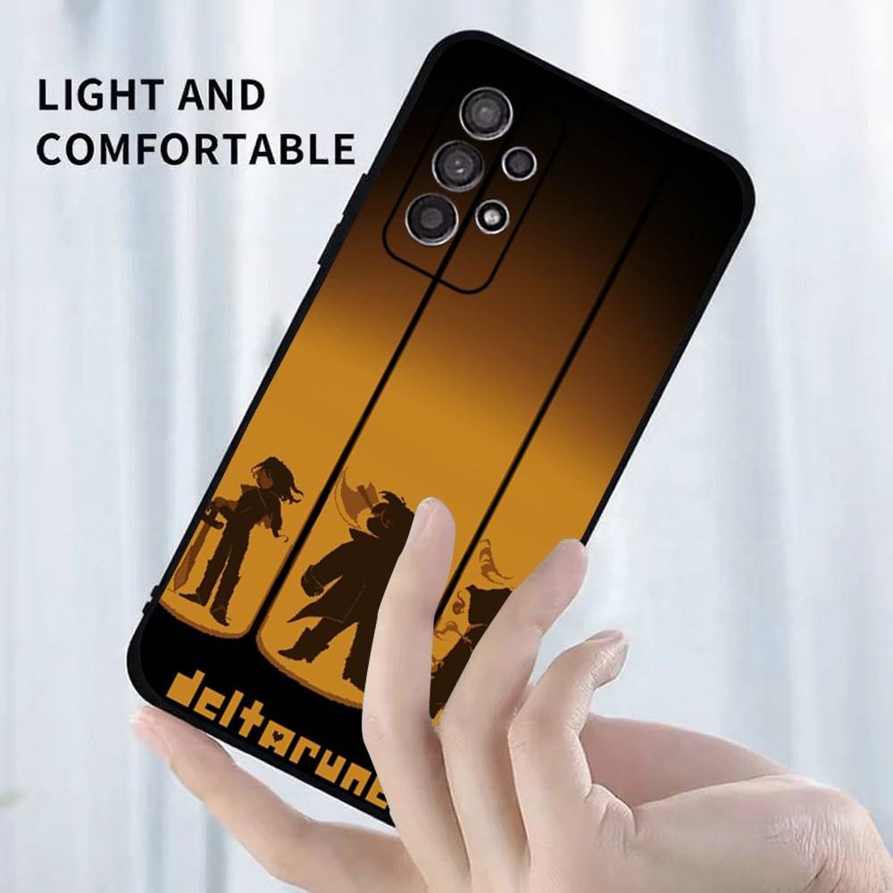 D-Deltarune R-Ralsei Game Phone Case For Samsung S25,S24,S23,S22,S21,S20,S10,Ultra,Plus,Lite,FE,Soft Silicone Black Cover