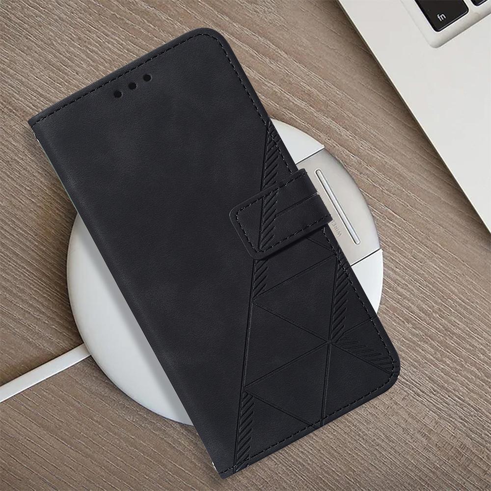 For Motorola Moto G Play 5G (2024)/Moto G 5G (2024) Leather Case with Hand Strap Wallet Stand Phone Cover