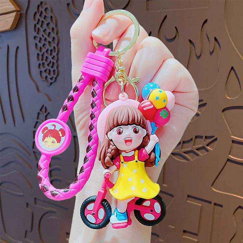 Windmill Couple Doll Keychain Cute Cartoon Kawaii Personalized Couple Gifts For Car Student Backpack
