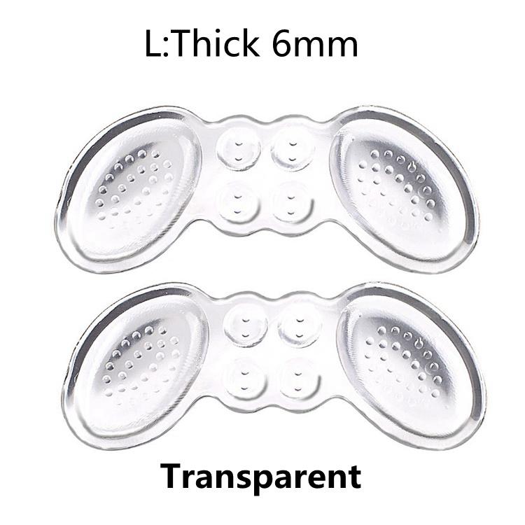 Women Forefoot Pads Silicone Insoles for Shoes Soft Breathable Foot Pads Shock Absorption Shoe Pad Adjust Size Half Inserts