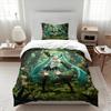 Hot Anime beautiful girl Hatsune Miku Balinese Duvet Cover Set Bedding with 1-2 Pillowcases Room Teens Bedroom Decor Fans Gift
