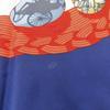 Used HERMES scarf Calle 90 COUVEE D'HERMES Hermes egg silk Navy white Fashionable