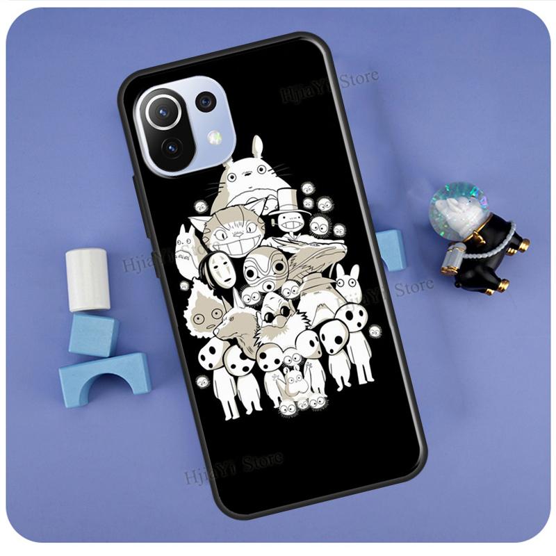 Pouzdro na masku Princess Mononoke pro POCO F3 F2 F1 M3 M4 X4 GT X3 Pro Kryt na telefon Xiaomi 12 10T 11T Pro Mi 11 Lite
