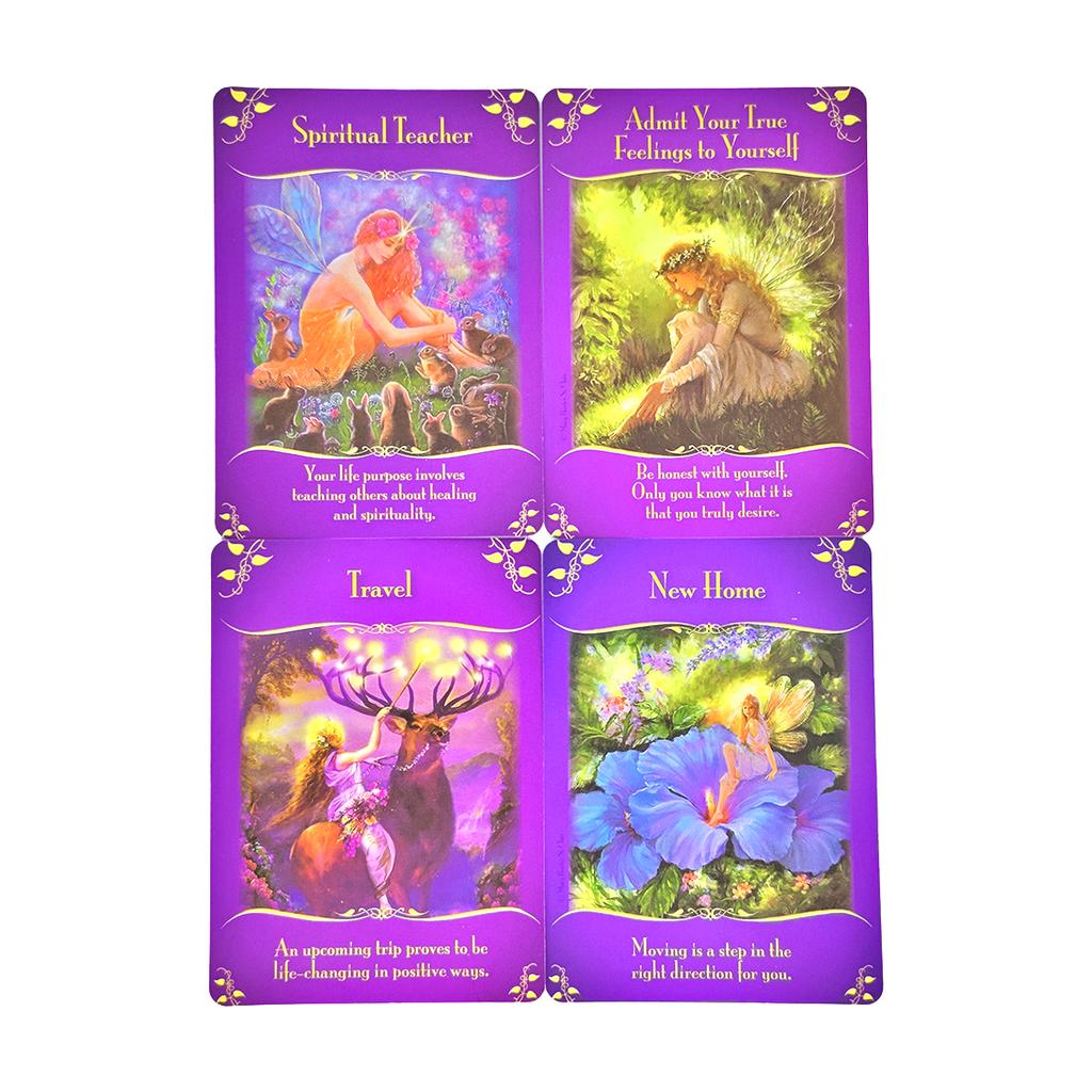 Messaggi Magici dalle Fate Carte Oracolo 44 Carte Divinazione del Destino Carta dei Tarocchi