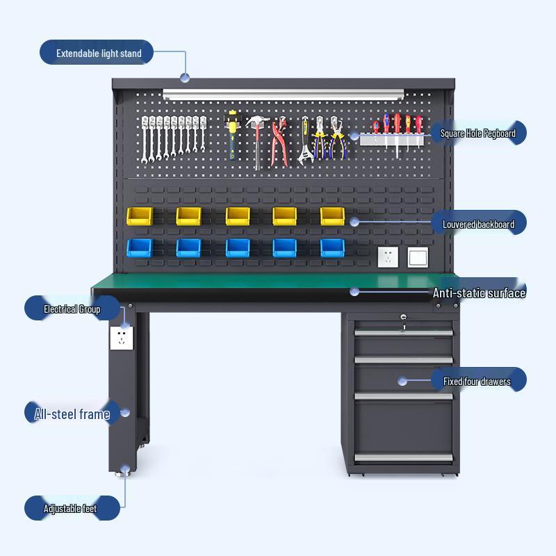 Heavy-Duty Anti-Static Workbench for Workshop & Assembly Operations