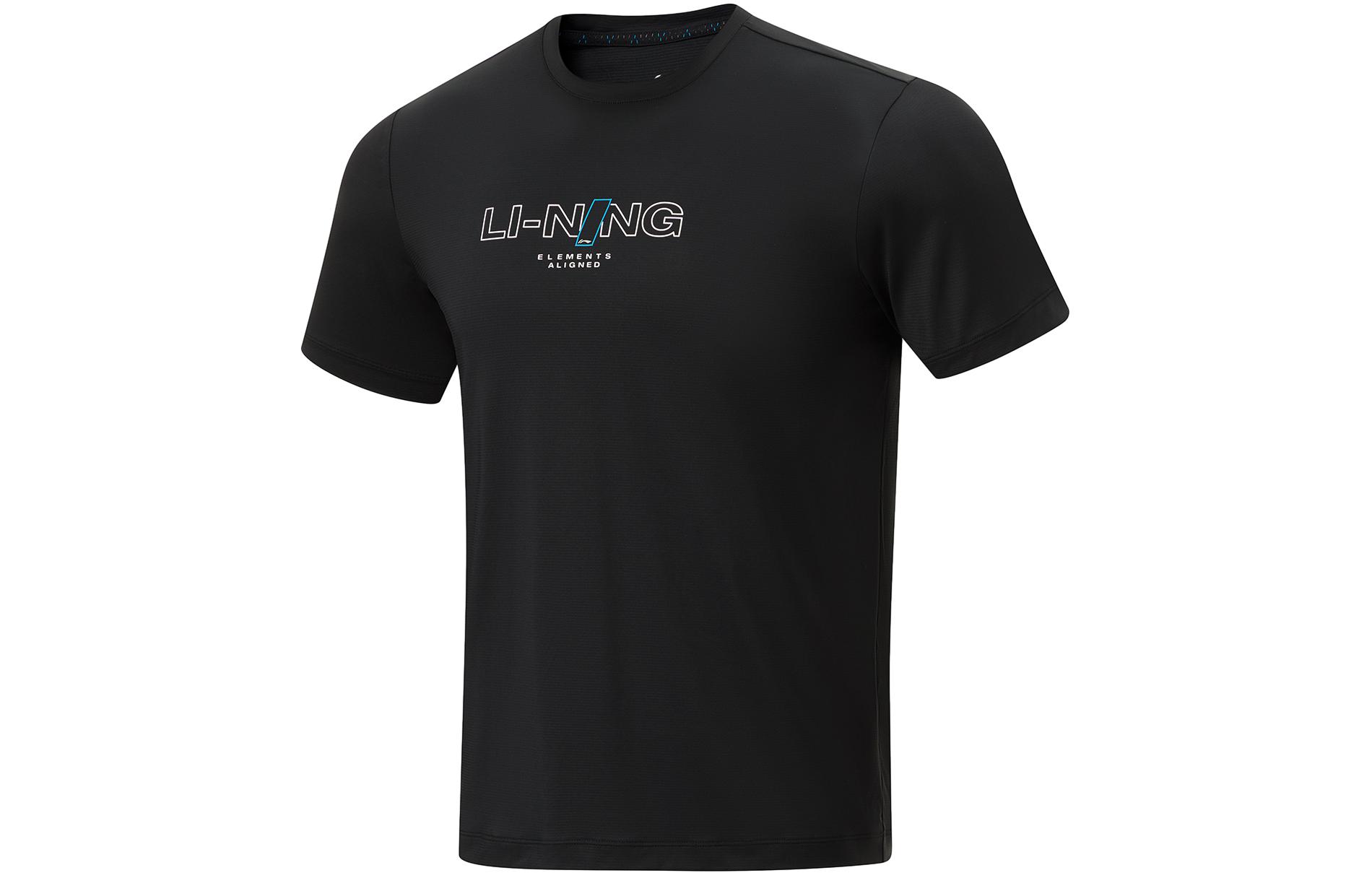 Мужская футболка Li Ning Fitness Series Черная ATSU417-1 S