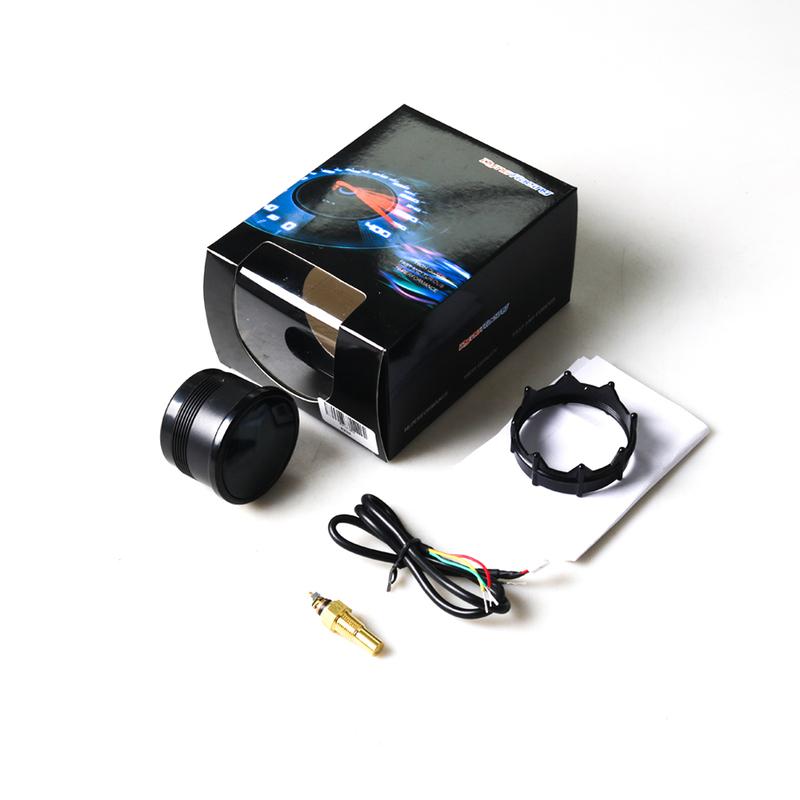 LCD Digital Water Temperature Gauge 2"52mm with Sensor Car Meter Dynoracing