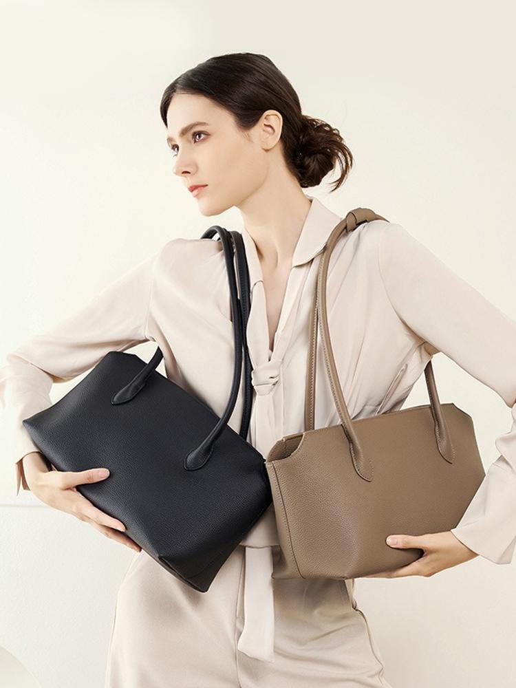 Zency Genuine Leather Women's Casual Tote Bag