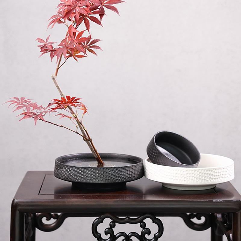 Ikebana-Halter im japanischen Stil, Keramik, Ikebana-Blumenarrangement-Vase, Teezeremonie, Teetisch, Zen-Blumenarrangement-Werkzeug