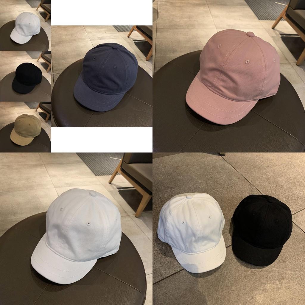 Trendy Cotton Short-brim Baseball Cap For Men And Women Streetwear Style
