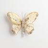 Sparkling Artificial Butterfly Clip Flocking Butterfly Decor  Holiday Tree Decor
