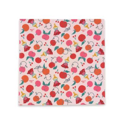 Miyamoto Towel Miyamoto Beeswax Little My 25 X 25 Made In 05952 Wrap, Moomin, & Apple, Medium, Pink, Approx. Cm, Japan,