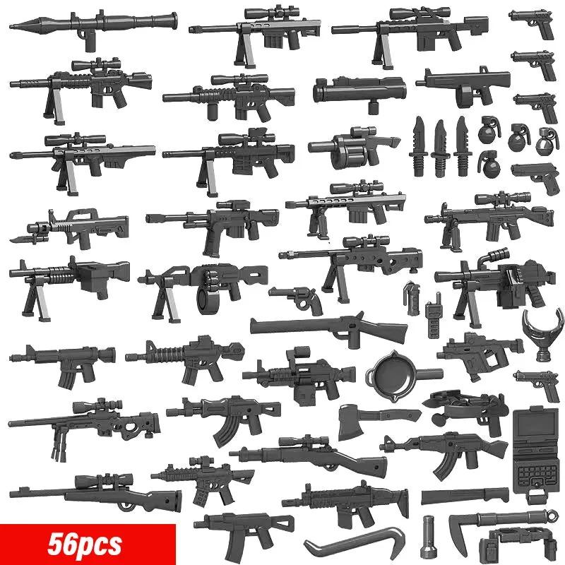WWW2 Military Building Block 88mm Flak Gun Cannon  Weapons Figure Soldier Machine Gun Mecha Infantry Artillery Mortar Toys K053
