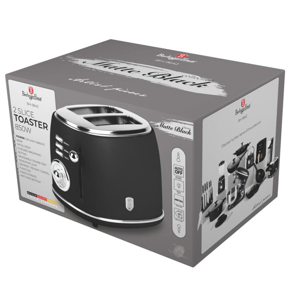 BERLINGER HAUS BH-9642 MATTE BLACK TOAST