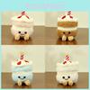Delightful Cartoon Style Plush Toy Cake Milk Tea Cup Keychain With Cozy Fabric