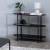 TV Stand 90 X 28 X 70.3 Cm Black Steel