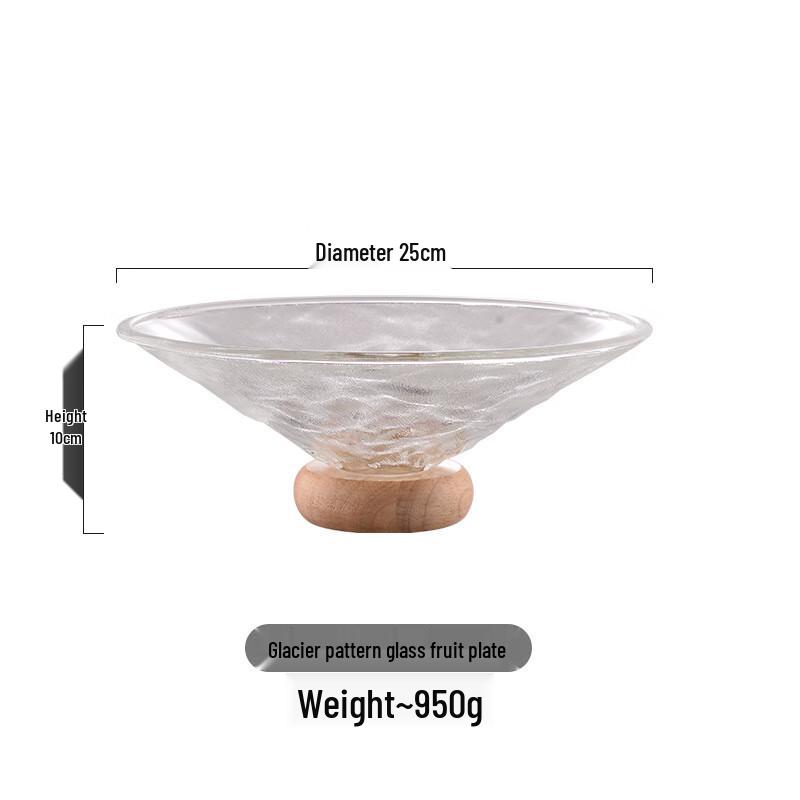 Japanese Style Glass Fruit Plate