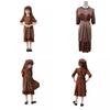 Medieval Peasant Costume For Children Adults With Polyester Fabric For Stage Play Performances