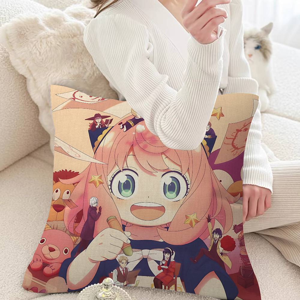 Spy SPies x FAMILies Pillow Gift Home Office Decoration Bedroom Sofa Car Cushion Cover case 45x45