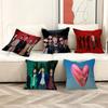 Band F-Fontaines DC Romance Office Cushion Pillowcase Car Cushion Cover45X45CM Lumbar Pillowcase Sofa Pillowcover