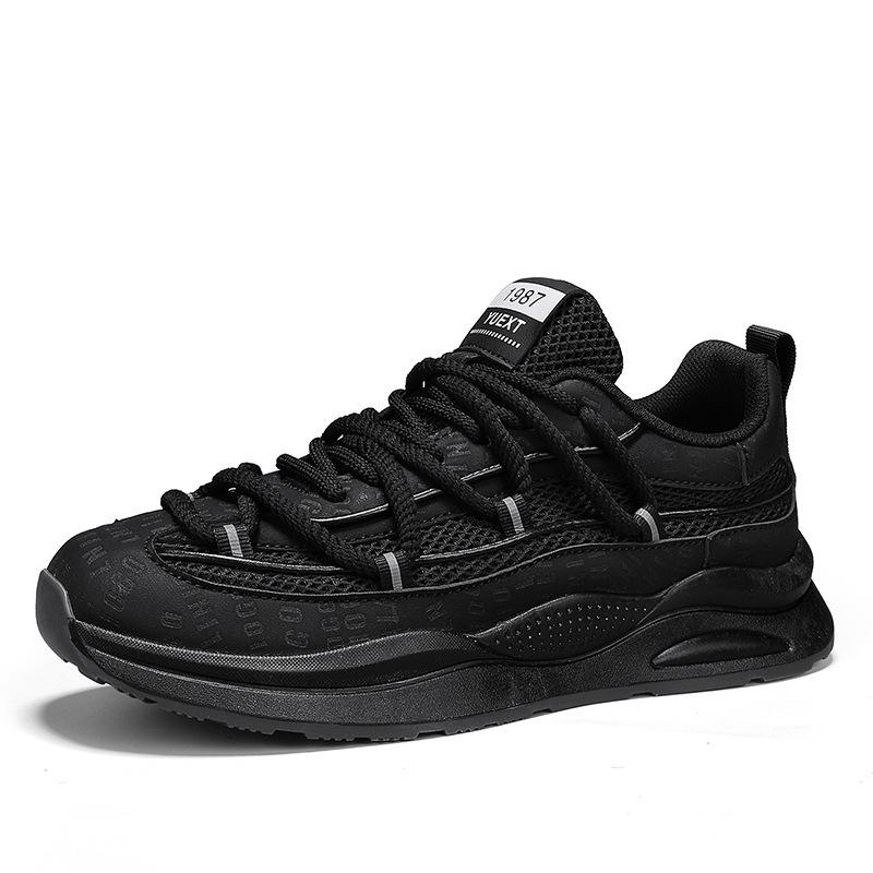 Summer high-end casual sports shoes student thick-soled heightening dad shoes