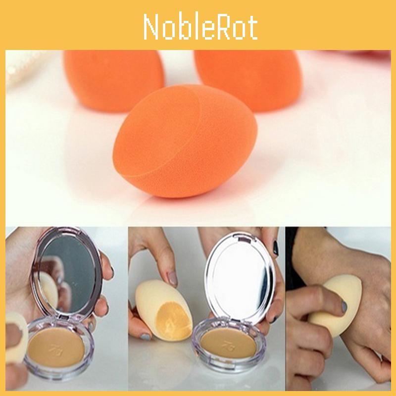 Vielseitiger latexfreier Make-up-Foundation-Schwamm-Blender in lebhaften Farben und schräger Form