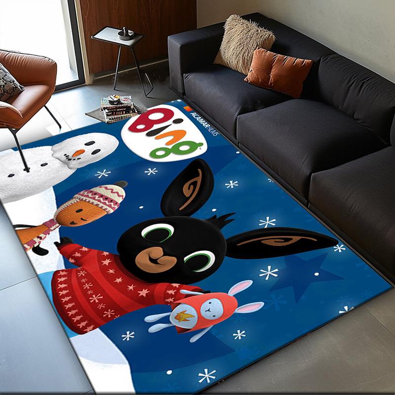 1PC rug Rainbow Bing Friends Singing Carpet, Chair Rug,Area Rug for Office Bedroom living rooms bedroom, Doormat decor Christmas fan gifts