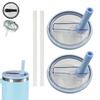40oz Replaceble Tumbler Flip Straw Lid for Quencher Straw Lid Replacement Fit for HydroJug Traveler