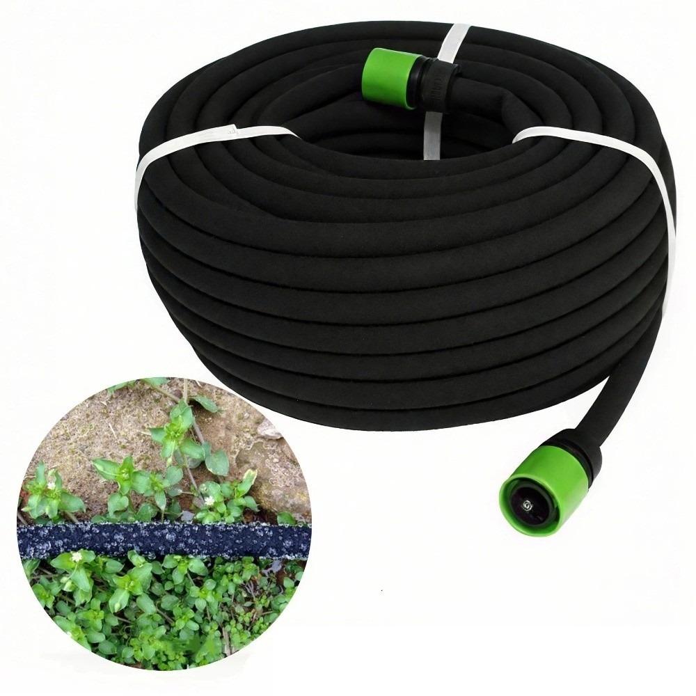 Quick Connect Porous Soak Hose Anti-Aging Permeable Pipe Micro Drip Irrigation Hose  Lawn Watering