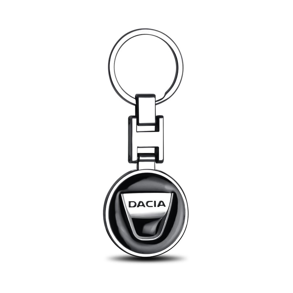 3D Metal Alloy Car Keychain Logo Auto Decoration Accessories For Dacia Duster Logan Dokker Lodgy 2 Sandero Comfort Jogger Spring