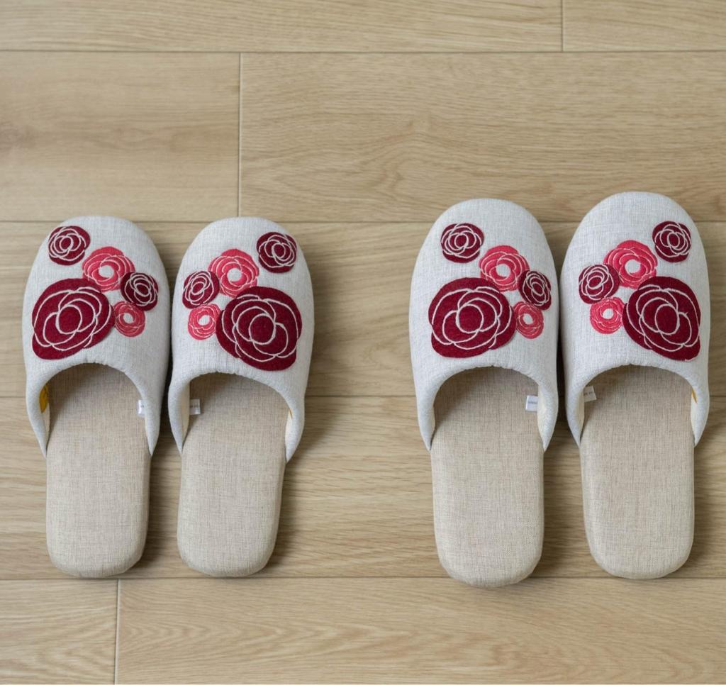 Sybilla Senko Kanthal Size L 47121 Slippers, (approx. 24-26cm), Red,