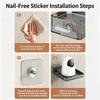 No Drill Wall Mounted Storage Rack Space Saving WiFi Router Shelf Projector Rack  Home Organizer