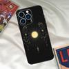 Galaxy Moon Stars Phase Totem Art Phone Case For iPhone 17 16 15 13 12 11 14 Pro Max 16 Plus 12 13 Mini 16e 17 Air Funda Cover