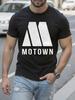 Vintage Motown Records Tshirt - Retro Music Tee with Bold...