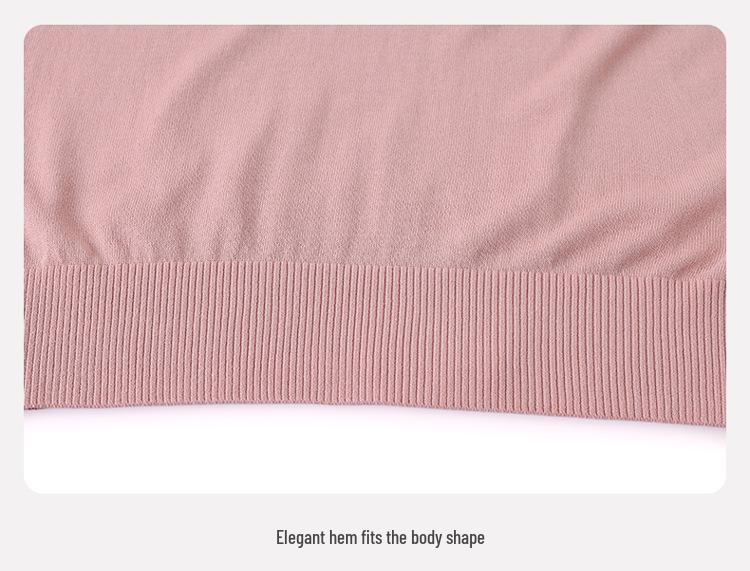 2026 New Style Summer Knitted T-Shirt for Middle-Aged and Elderly Women