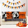 Spooky Halloween Pillows: Ghosts, Witches, and Treats! Sofa Cushion Cover, Holiday Party Decoration, Gift