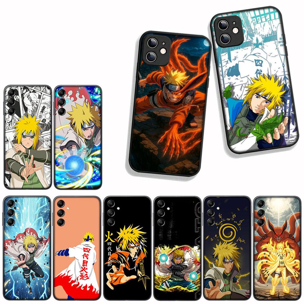 For Samsung Galaxy A55 A54 A25 A36 A17 A26 A35 A33 A34 A14 A37 S8 S9 S20 S21 FE S10 Plus Case Anime Narutos Namikaze Minato