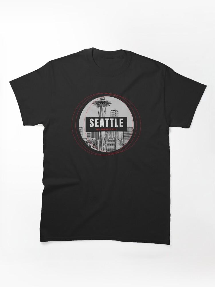 Cities Skylines Seattle The Emerald City Shirt Classic T-Shirt