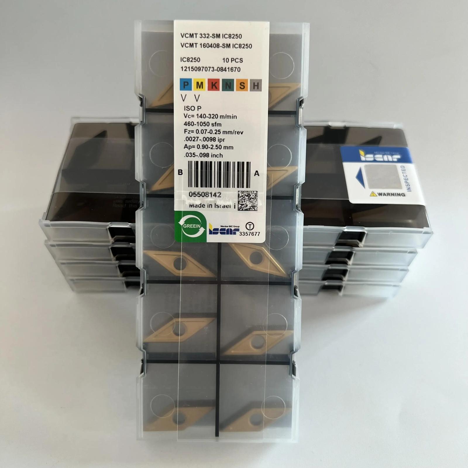 

VCMT160408-SM IC8250 Industrial indexable carbide inserts 10 Pcs
