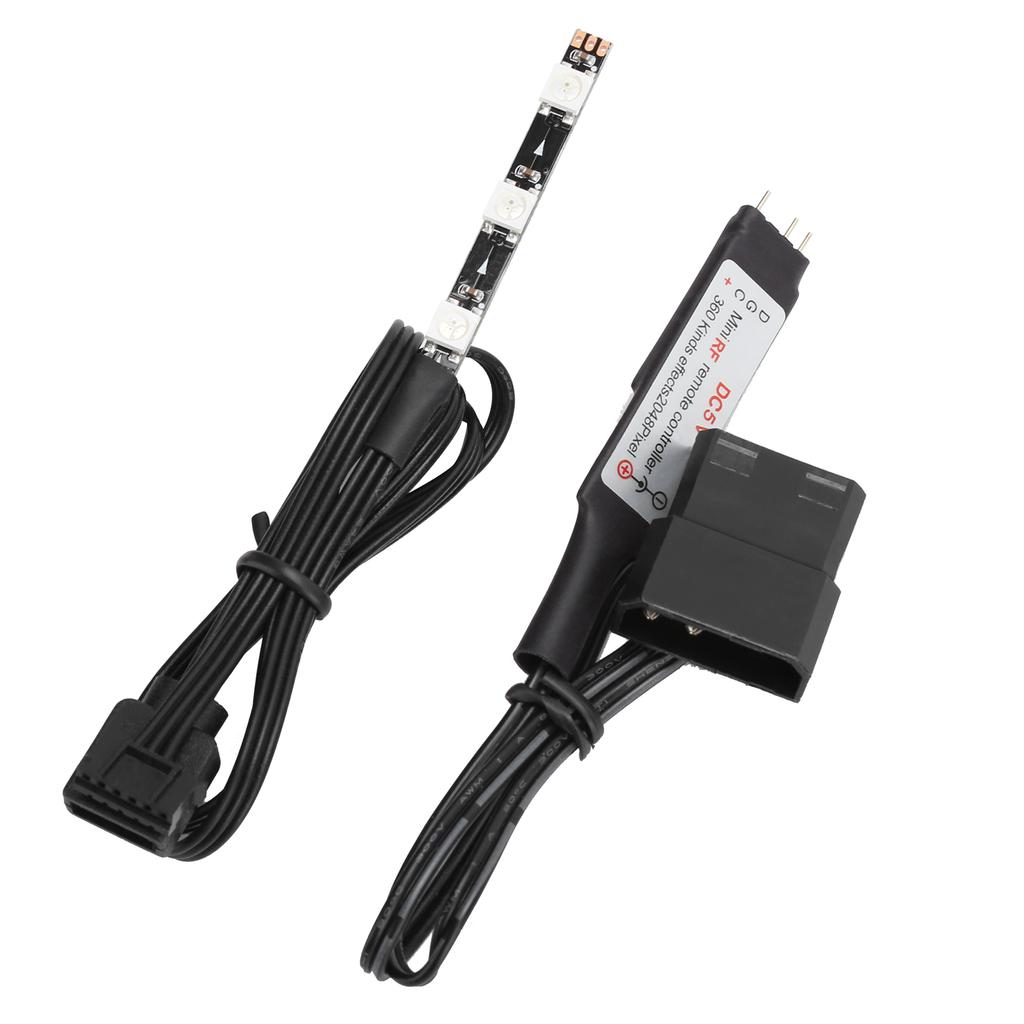 Fernbedienungsset RGB Vollfarbige Beleuchtung CPU Wasserkühlungstank Controller Kit 5V