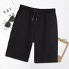 Mid-Rise Elastic Waistband Drawstring Pockets Men Shorts Outdoor Fitness Ice Silk Short Pants