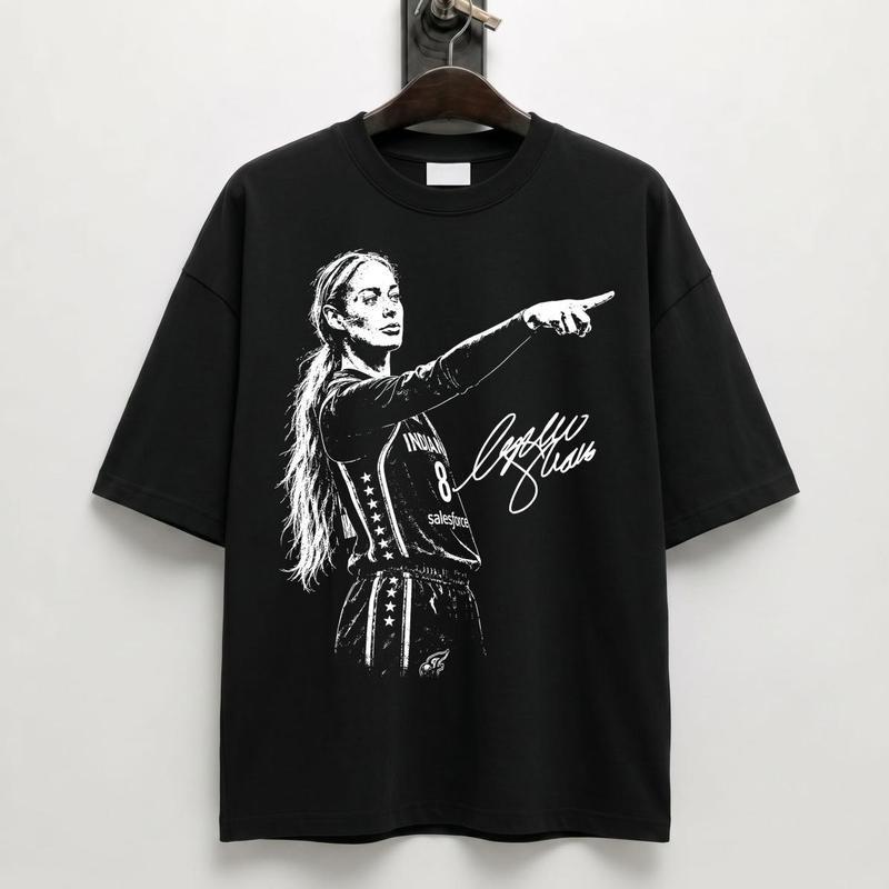 Women s Graphic T-Shirt, Casual Comfortable 100% Cotton Shortsleeve Top, Basketb S