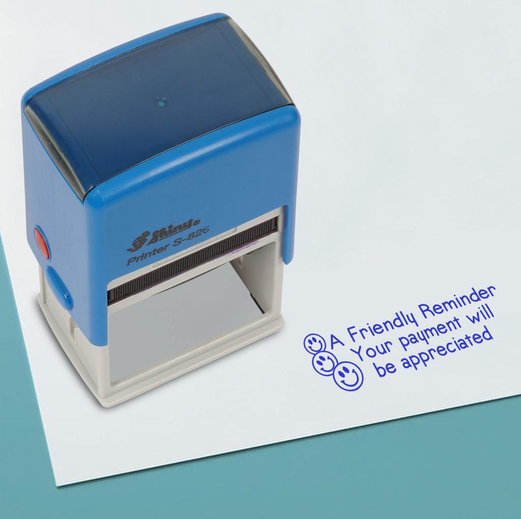 Printtoo Your Payment Will Be Appreciated Self Inking Rubber Stamp Pre,Inked Office Stamp, Home Office Business Stationery, 41 X 24 Mm,