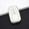 Tpu Car Key Case For Toyota Camry Chr Corolla Rav4 Avalon Land Cruiser Prado Prius 2/3/4 Buttons Key Cover Keychain Accessories
